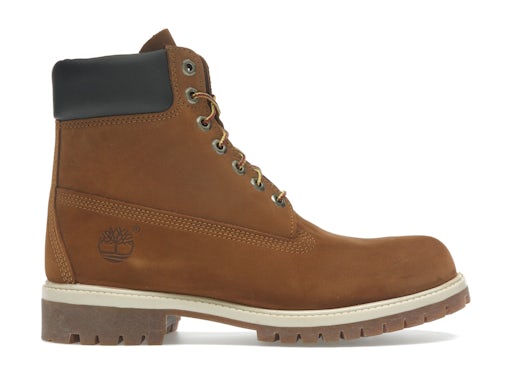 Timberland Premium 6 Pulgadas Con Cordones Impermeable Nubuck Trigo Oscuro 0