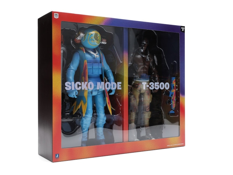 Jazwares Travis Scott Cactus Jack Fortnite 12 Inch Duo Action Figure Set for sale online