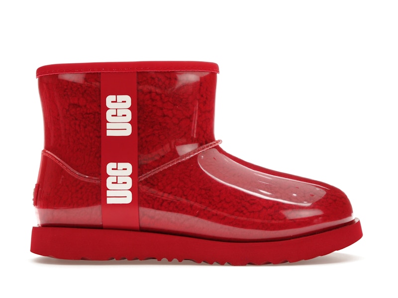 UGG Classic Clear Mini II Boot Samba Red (Kids) キッズ - 1112386K ...