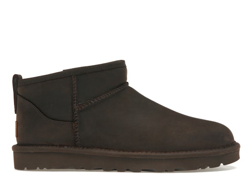 UGG Classic Ultra Mini Leather Boot Chocolate (Women's) 0