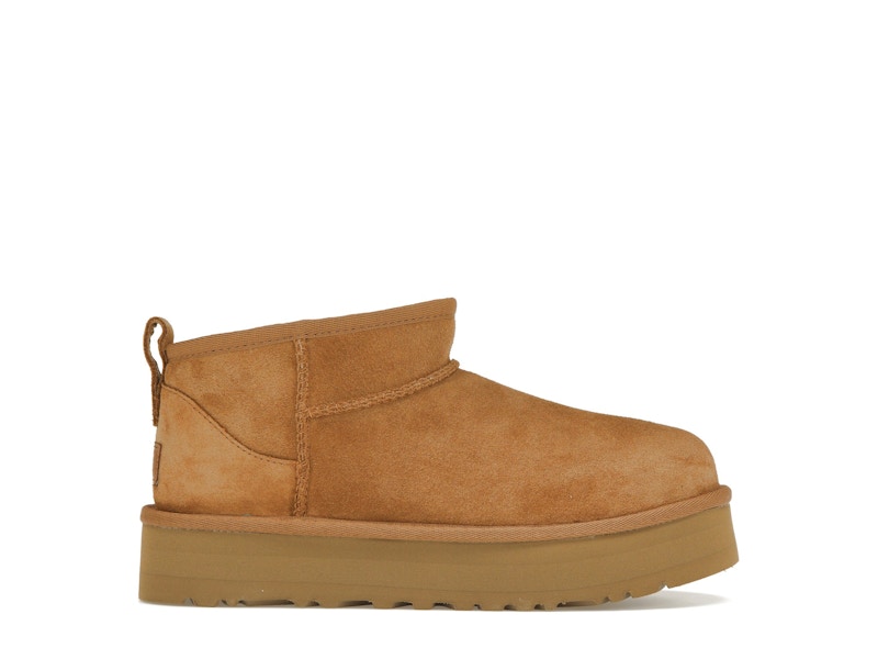 W CLASSIC ULTRA MINI PLATFORM （CHESTNUT） WOMEN'S UGG CLASSIC ULTRA MINI PLATFORM | CHESTNUT – Randy's Shoes