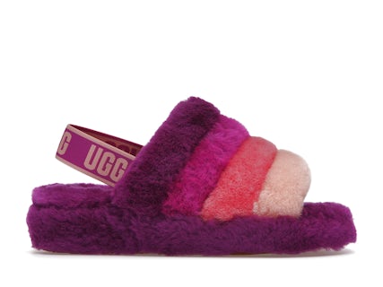 UGG Fluff Yeah Slide Berrylicious Multi (Women's) 1097169-BSML US