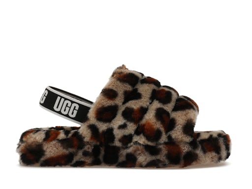 UGG Fluff yes Slide Leopard Amphora (bambini) 0
