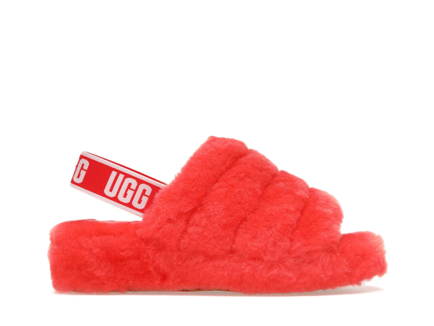 UGG Fluff Yeah Slide Red Currant (W) 0