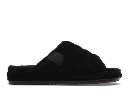 Ugg Slides Black Fluffy Ugg Slippers UGG KIDS FLUFF YEAH SLIDE In