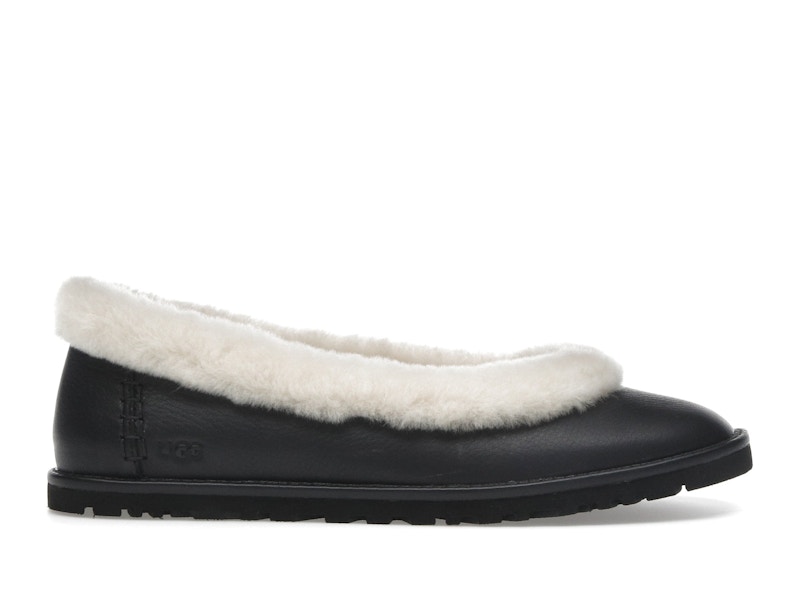 UGG Zora Leather Ballet Flat ブラック24.5新作 UGG Zora Leather Ballet Flat for Women | UGG®