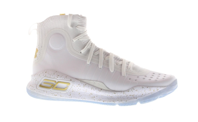 Under armour curry 4 white gold Clearance