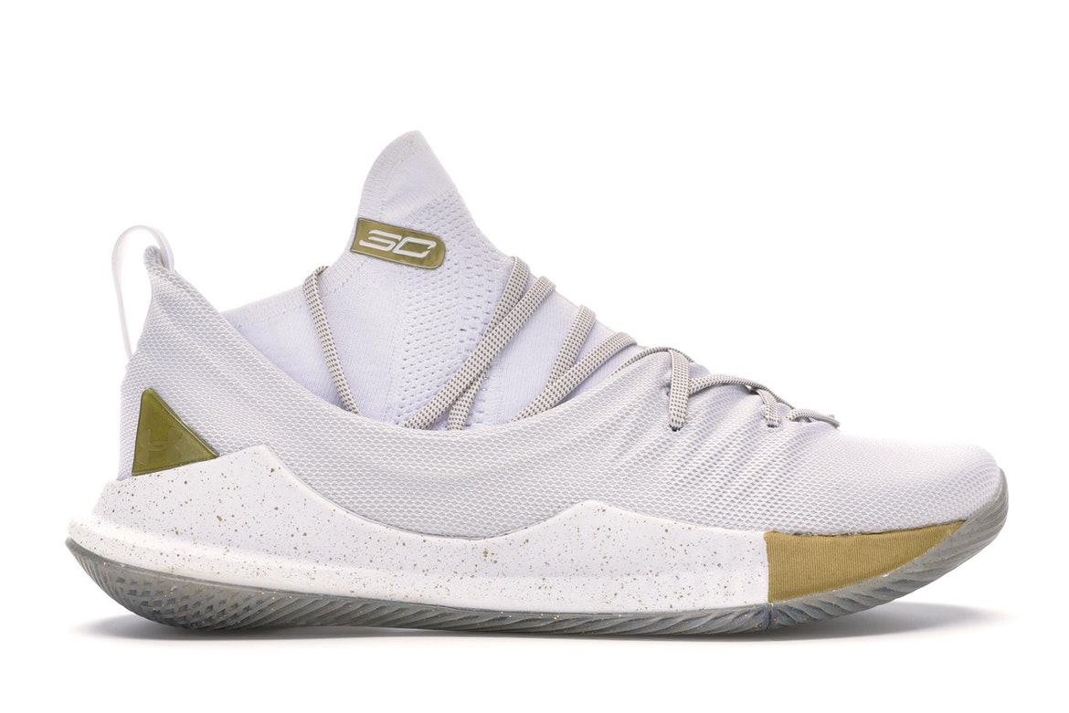 Under Armour Curry 5 White Gold 