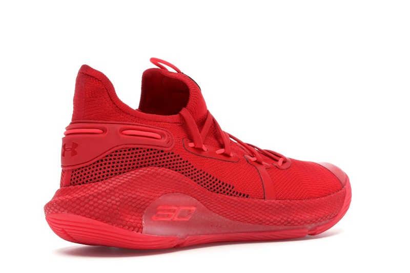 Curry 6 red mens clearance