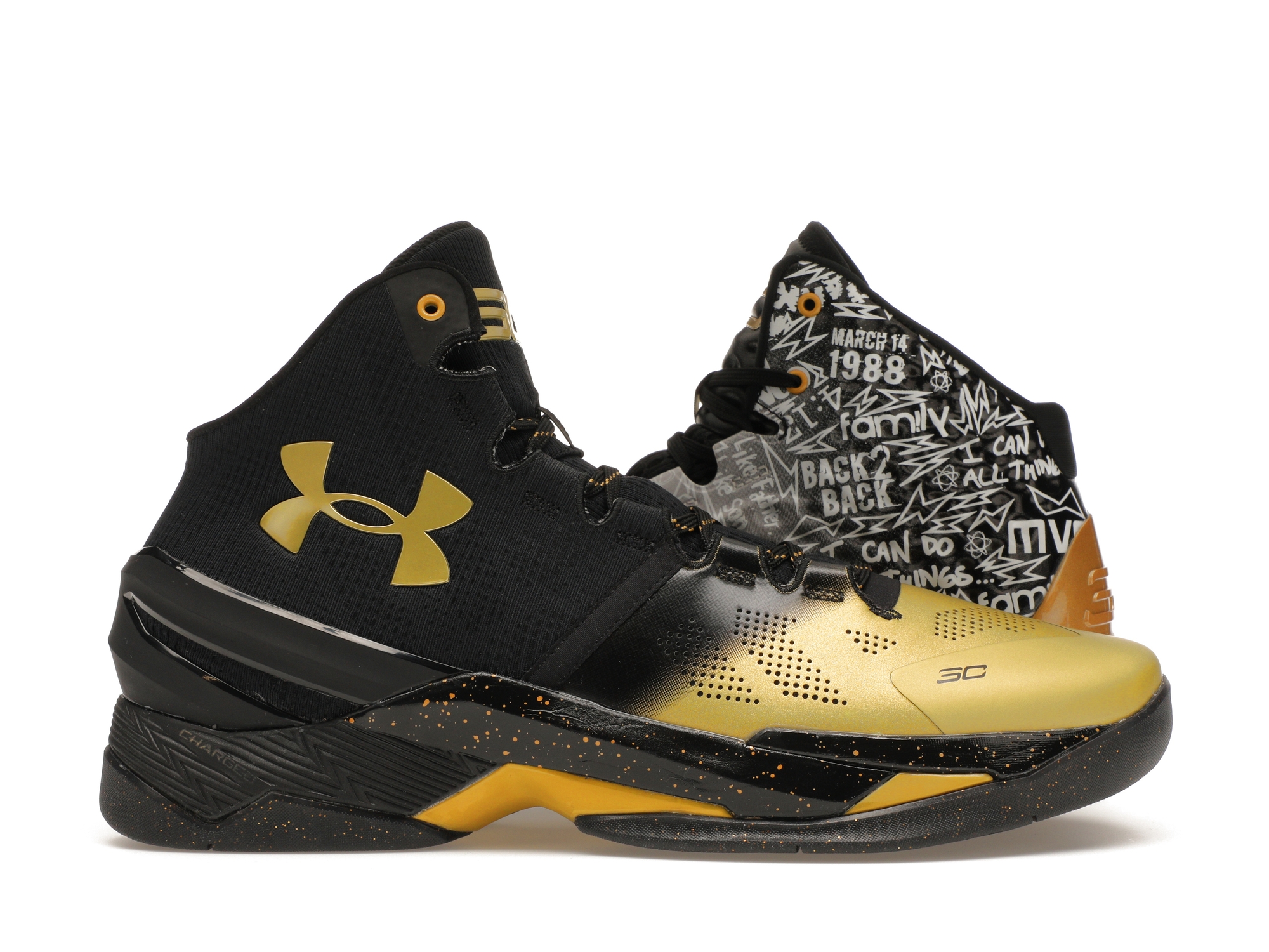 Under Armour Curry 1 & 2 Back 2 Back MVP Pack (2 Pairs)