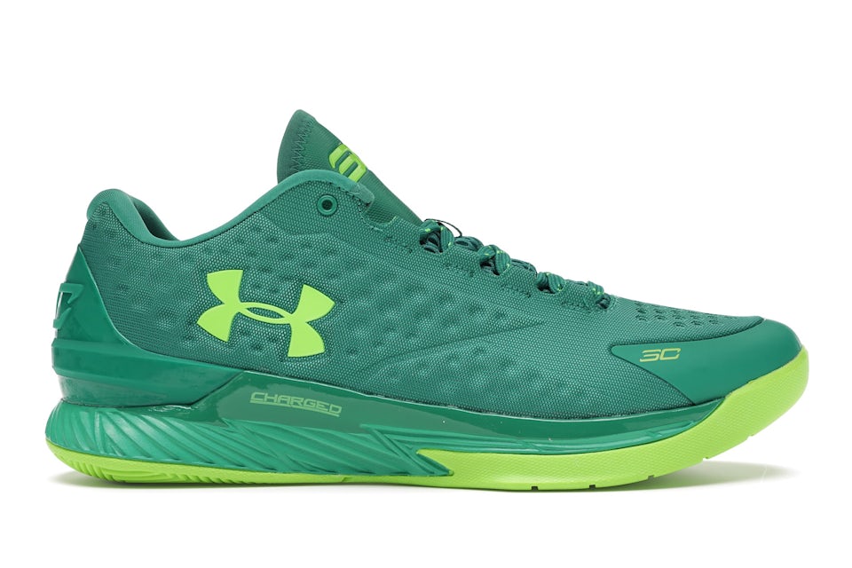 Under Armour Steph Curry 1 Low Blue And Yellow Size 7y Youth