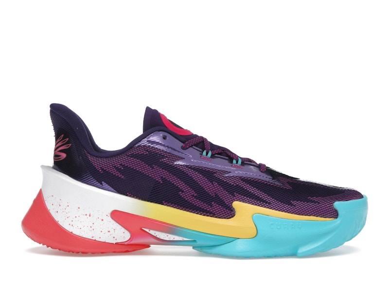☺UNDER ARMOUR CURRY 1 (SPK) 28.5 Under Armour Curry Series 7 Curry World Tour Men's - 3027983-500 - US