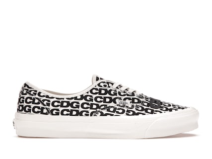 Vans Authentic Comme des Garcons Black Heel Tab (Curved Rubber