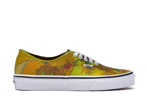 Toddler Shoes Van Gogh Sunflower Vans For Sale Vans Authentic