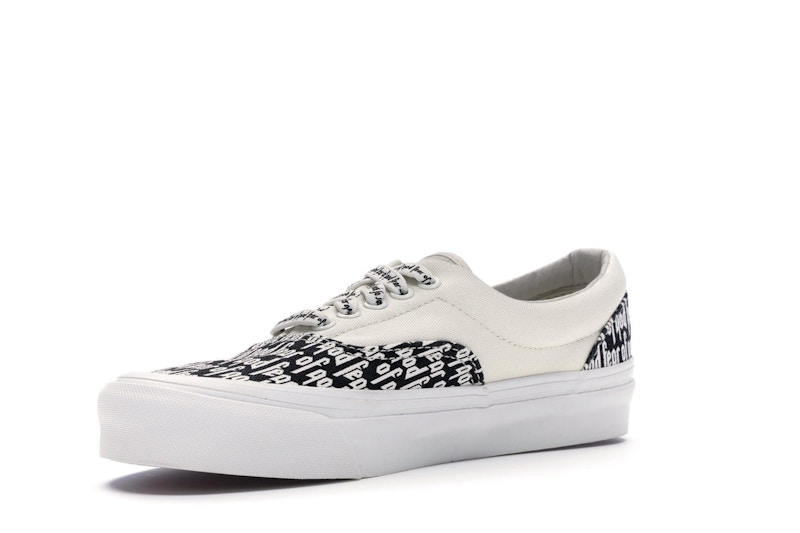 vans era 95 dx fear of god white mens black