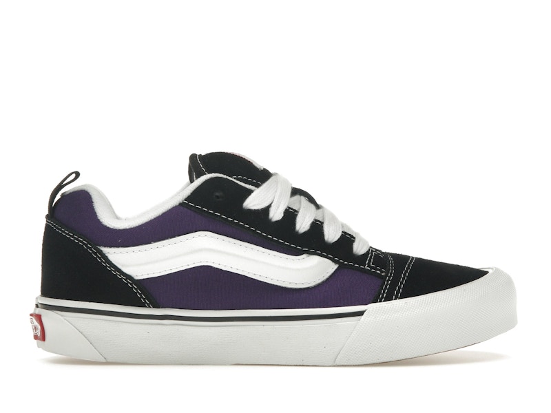 Vans black and outlet purple