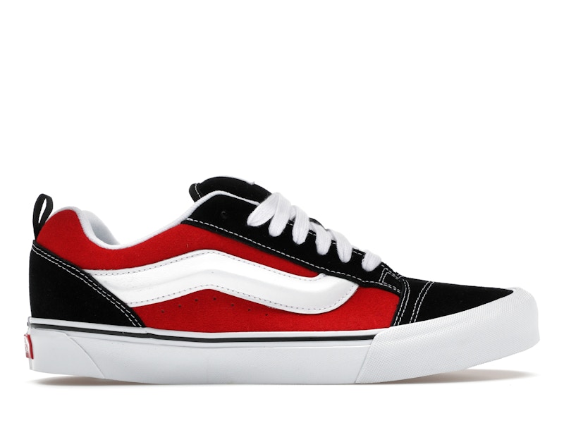 Vans black white red cheap