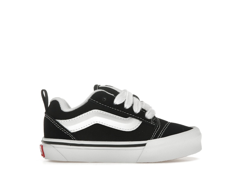 Vans Knu Skool Black True White (PS) - VN000CYU6BT - US