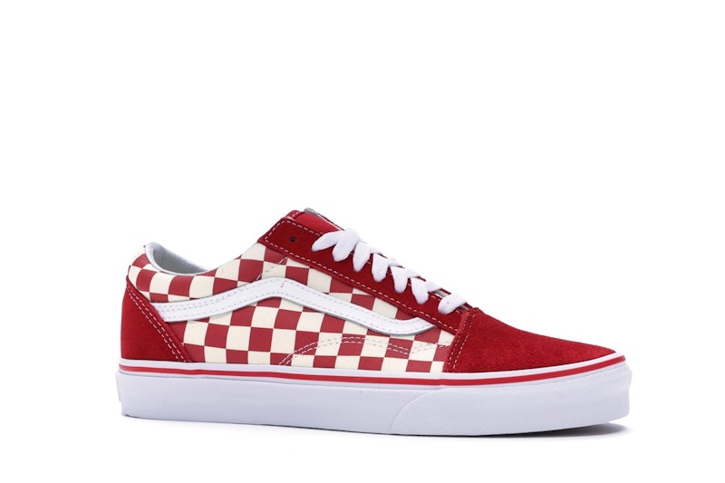 Vans Old Skool Checkerboard Racing Red