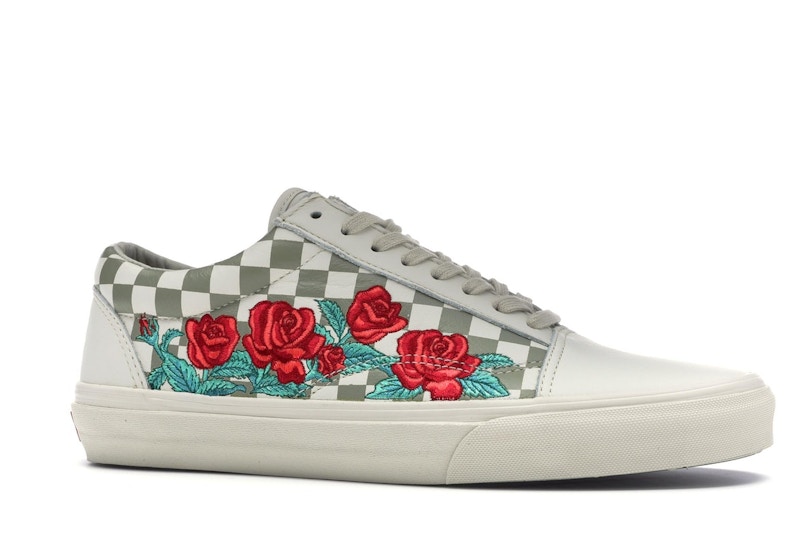 Vans Old Skool Rose Embroidery (White