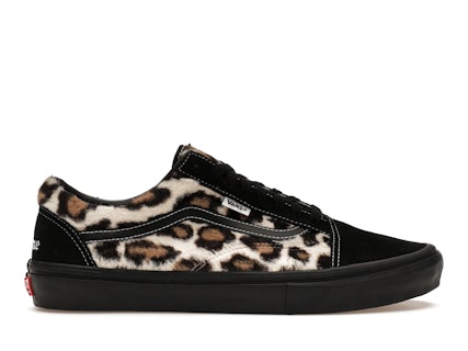 Vans Old Skool Supreme Leopard Black Men's Sneakers US