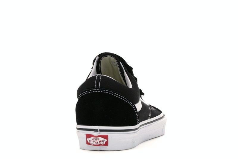 Vans Old Skool Velcro Black White