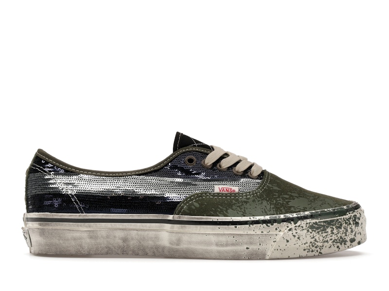 Vans Premium Authentic La Habana Green Blue Men's - VN000DB824O - US