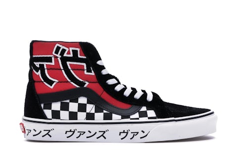 Vans Sk8-Hi Japanese Type Black Red Men's VN0A2XSBSJY US