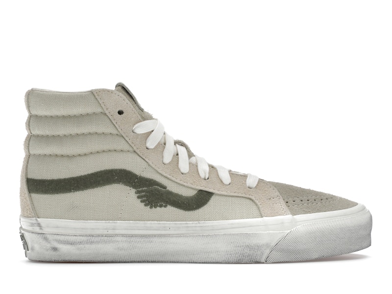 Vans bone white top