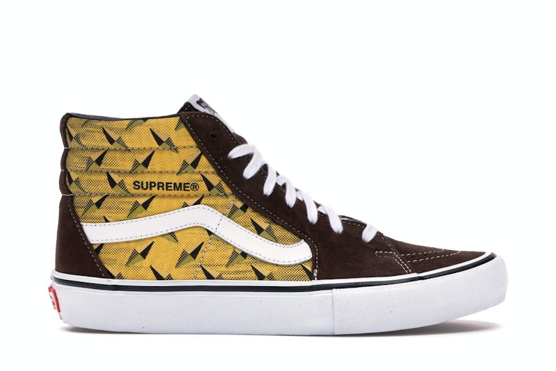 Vans x supreme giallo new arrivals