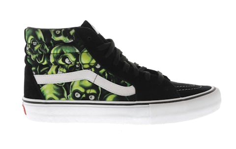 Vans Sk8-Hi Supreme Skull Pile (Green) Men's VN000VHG3FW US