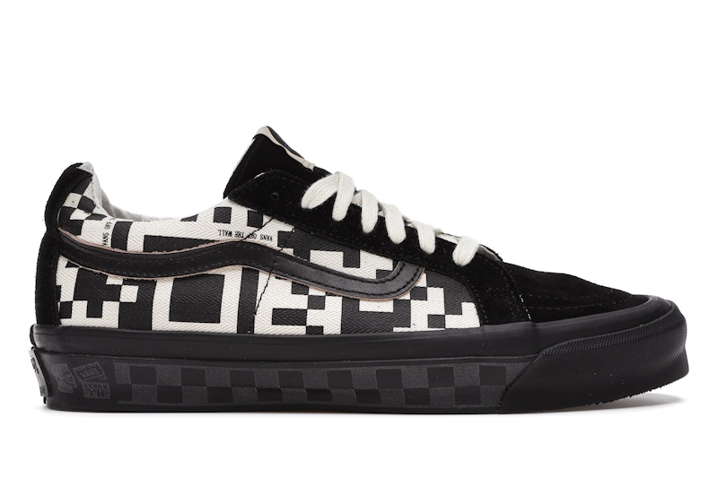 Vans Sk8 Lo Re Issue Taka Hayashi QR Checkerboard Black Men s