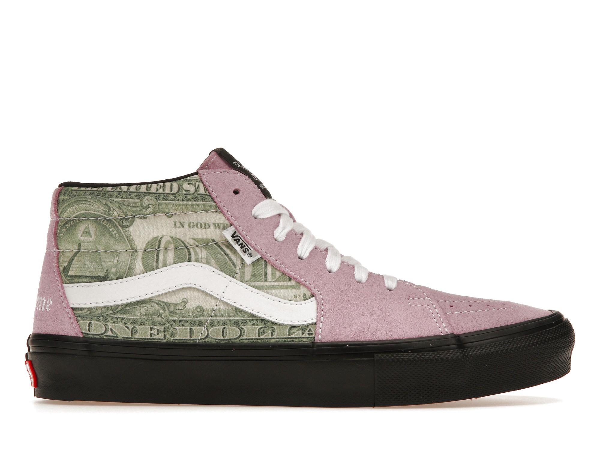 Vans Skate Grosso Mid Supreme Dollar Pink Men's - Sneakers - US