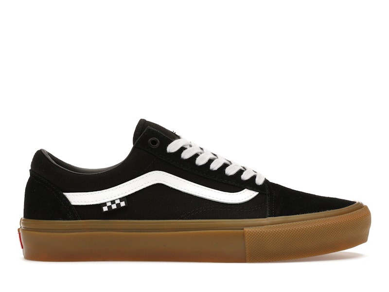 Vans old skool pro black white gum store