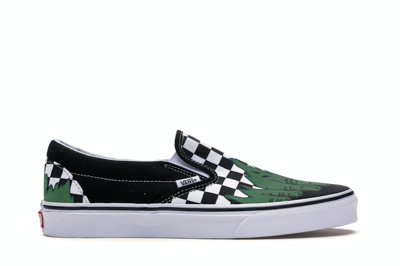 Marvel slip on vans discount