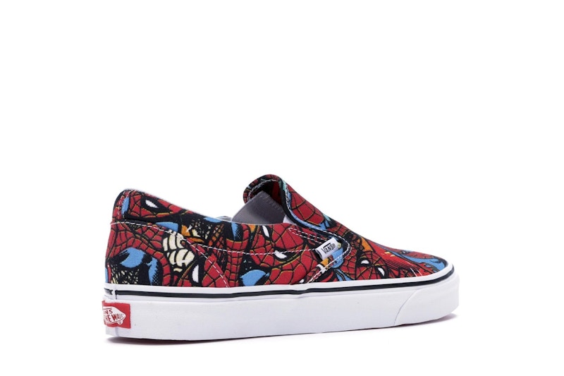 Vans slip on spider man clearance
