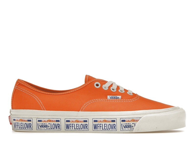 Vans UA Authentic 44 DX Anaheim Factory Vanity Plate Orange Tiger