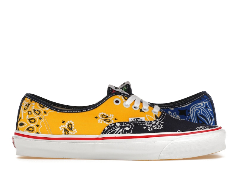 Vans Vault OG Authentic LX Bedwin & the Heartbreakers Multi-Color Yellow  Bandana Men's - VN0A4BV99QX - US