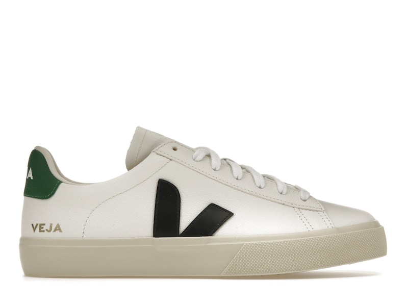 Veja Campo Chromefree Leather White Black Emeraude メンズ ...