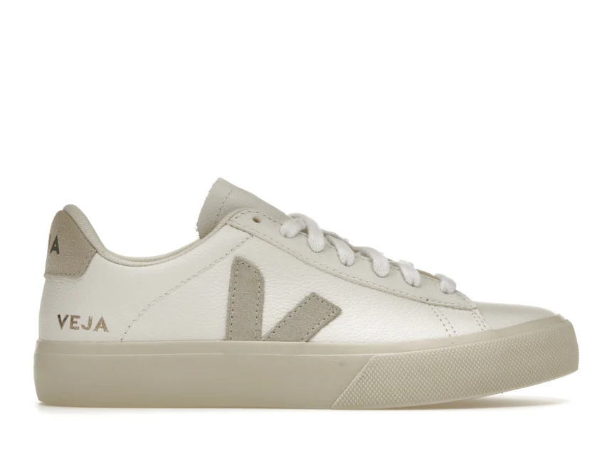 Veja Campo Low Chromefree Leather White Natural (Women's) 0