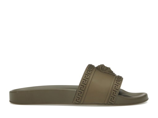 Versace Palazzo Pool Slides Brown 0