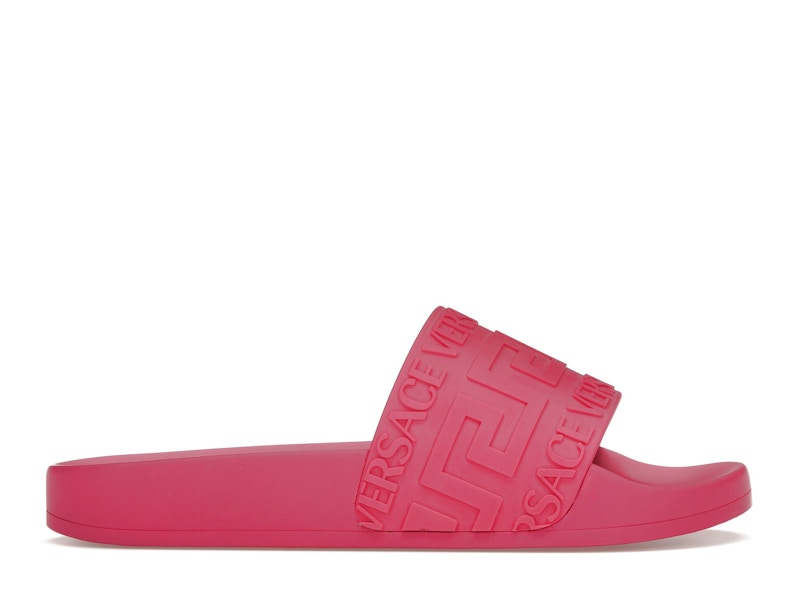 Versace Rubber Pool Slide Pink Women s 1006274 1A04264 1PF80 GB