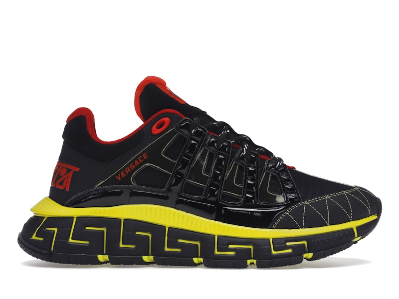 Versace Trigreca Black Red Yellow Men s DSU8094 1A01761 2B670 US