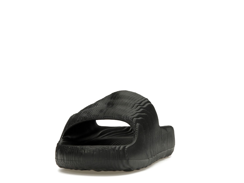 adidas Adilette 22 Slides Black Scarlet