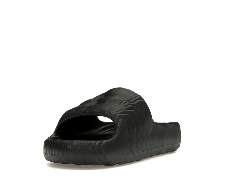adidas Adilette 22 Slides Black Scarlet