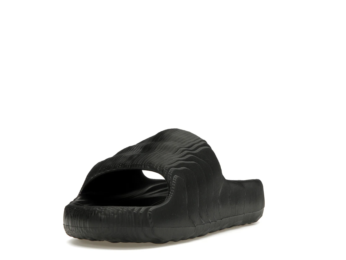 adidas Adilette 22 Slides Black Scarlet