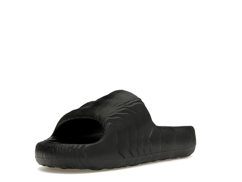 adidas Adilette 22 Slides Black Scarlet