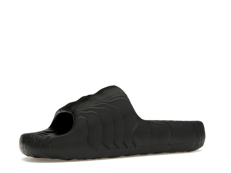 adidas Adilette 22 Slides Black Scarlet