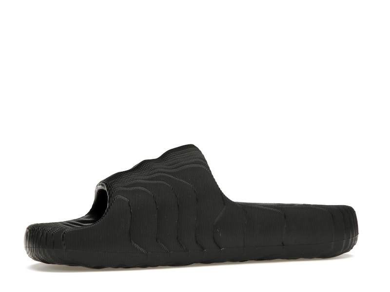 adidas Adilette 22 Slides Black Scarlet