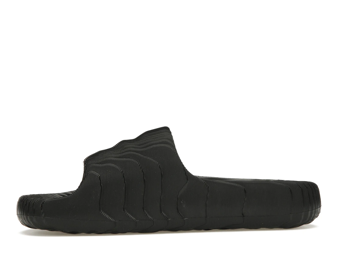 adidas Adilette 22 Slides Black Scarlet